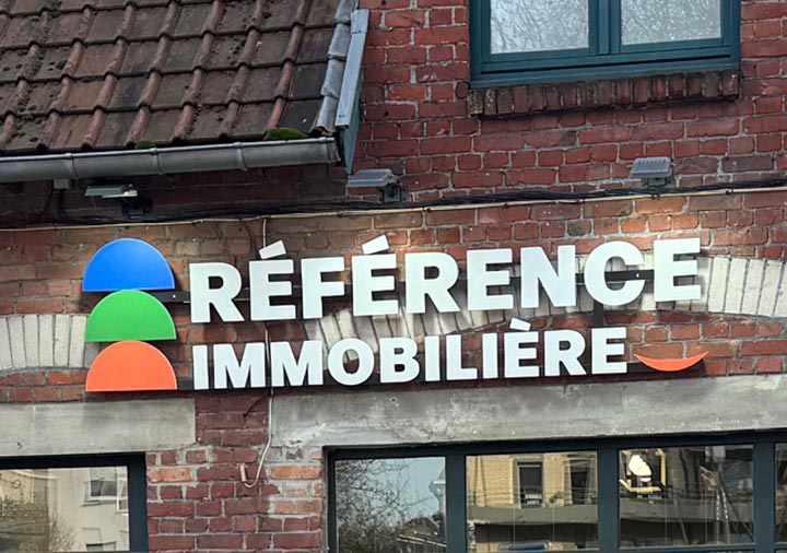 Cr&eacute;ation de lettres reliefs &agrave; Lille