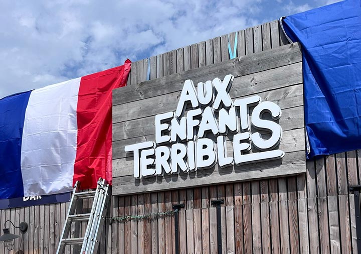 Cr&eacute;ation de lettres reliefs &agrave; Lille