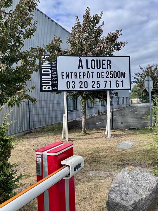 Signalétique et totems à Lille